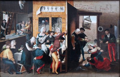 Brothel Scene by Brunswick Monogrammist